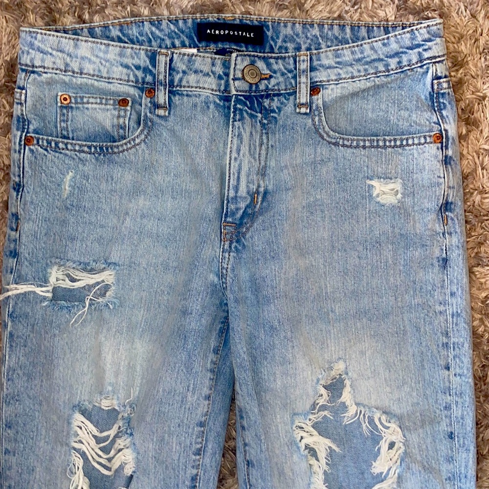 Aeropostale Distressed Boyfriend Jeans • Size 6 • Brand New, Never Worn